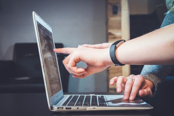 Professional digital interface on a laptop